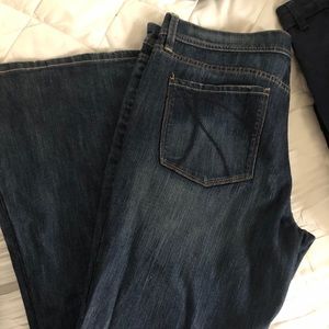 NY & Co Platinum flare Jeans